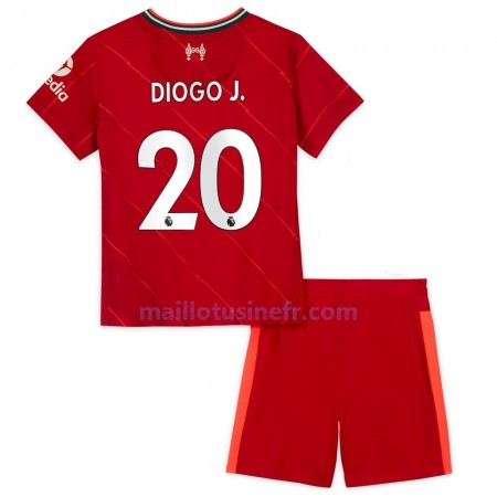 Maillot de Foot Liverpool Diogo Jota 20 Domicile 2021-22 - Enfant